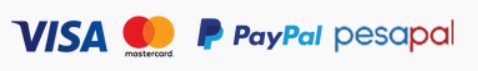 Visa, Mastercard, M-Pesa